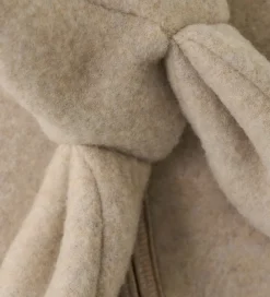 Børn Huttelihut Køredragter|Køredragt - Uldfleece - Camel Melange m. Ører