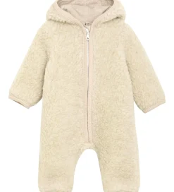 Børn Huttelihut Køredragter|Køredragt - Uldfleece - Teddy - Cement