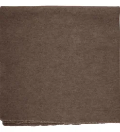 Børn Huttelihut Tæpper|Børneværelset|Tæppe - Uldfleece - 85x85 cm - Brown Melange
