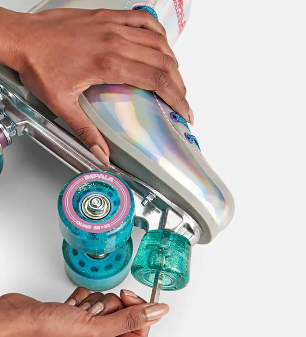 Impala Rulleskøjter|Rulleskøjter|Bremseklods - 2-pak - Holographic Glitter