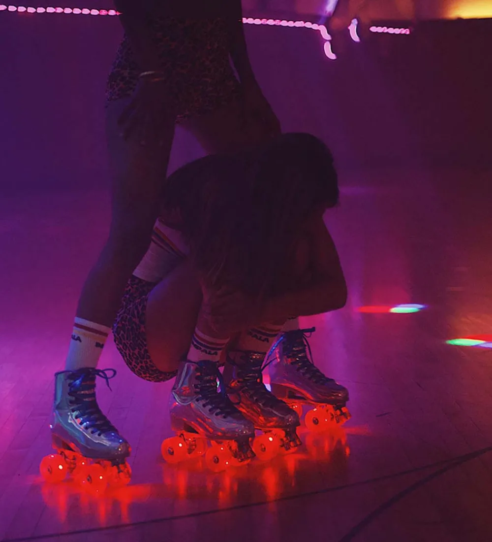 Impala Rulleskøjter|Rulleskøjter|Hjul - 4-pak - 62 mm - Blå m. Lys