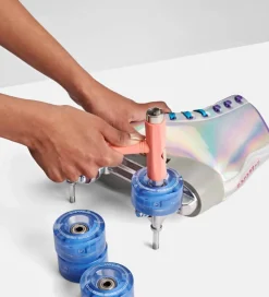 Impala Rulleskøjter|Rulleskøjter|Hjul - 4-pak - 62 mm - Blå m. Lys