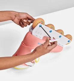 Impala Rulleskøjter|Rulleskøjter>Hjul - 4-pak - 70 mm - Rosa/Gul