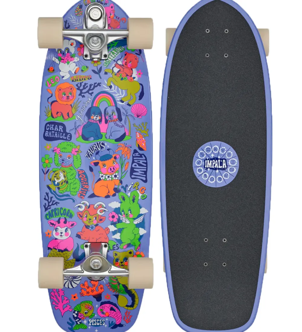 Impala Skateboards|Skateboard - Neptune Surf Skate - 30" - Char Bataille
