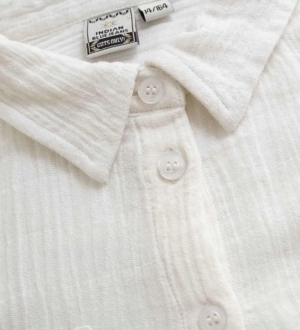 Børn Indian Blue Jeans Konfirmationstøj|Skjorte - Bright White