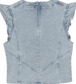 Børn Indian Blue Jeans Toppe>Top - Light Denim Blue