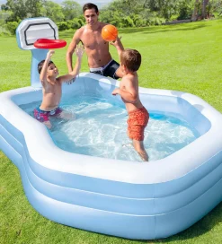 Intex Vandleg|Badebassin>Badebassin - Swim Center Shootin'Hoops Family Pool - 790 L