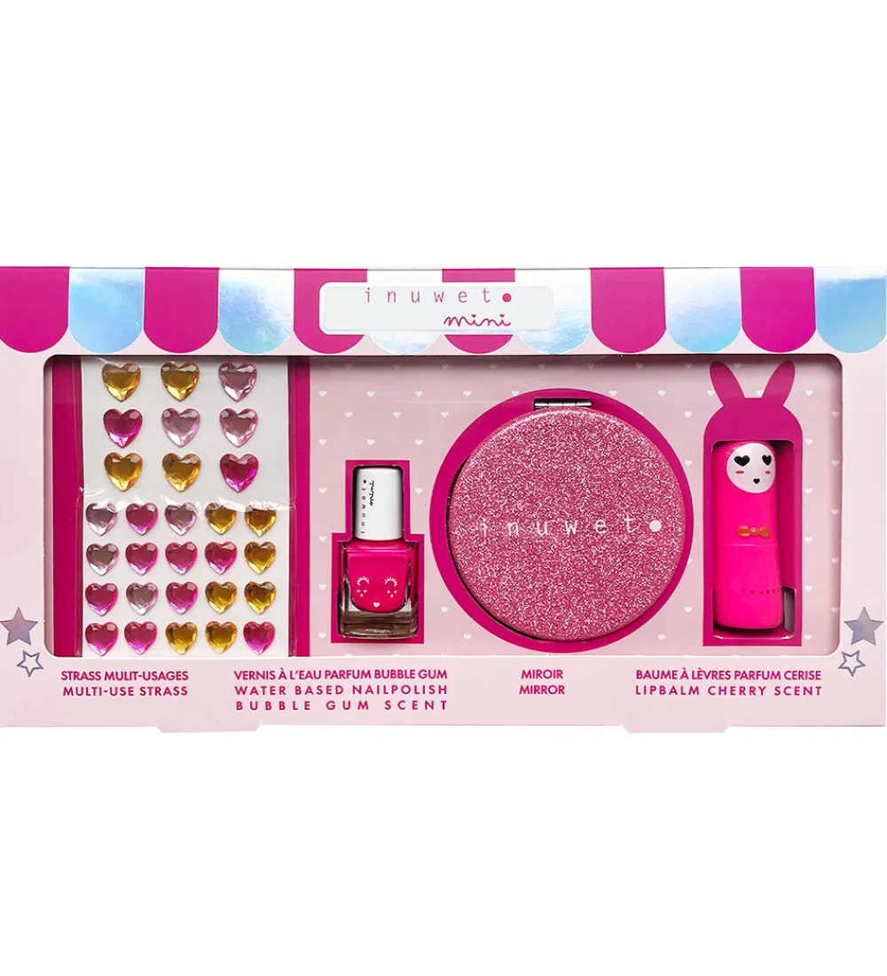 Inuwet Sminke>Gavesæt - Glitter Pink