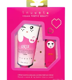 Inuwet Pleje- Og Toiletartikler|Cremer>Gavesæt - Håndcreme/læbepomade - Wiz - Cherry