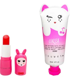 Inuwet Pleje- Og Toiletartikler|Cremer>Gavesæt - Håndcreme/læbepomade - Wiz - Cherry