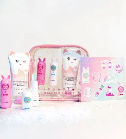 Inuwet Pleje- Og Toiletartikler|Sminke|Gavesæt - Læbepomader/Håndcreme - Cotton Candy/Cupcake