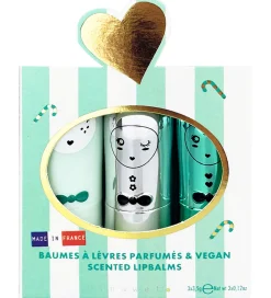 Inuwet Sminke>Læbepomade - 3-pak - Jingle Aqua