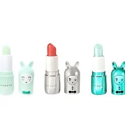 Inuwet Sminke>Læbepomade - 3-pak - Jingle Aqua