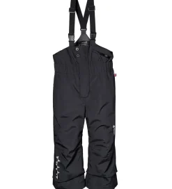 Børn ISBJÖRN OF SWEDEN Skibukser|Skibukser|Isbjörn Of Sweden Skibukser m. Seler - Powder - Sort