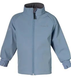 Børn ISBJÖRN OF SWEDEN Softshell>Isbjörn Of Sweden Softshelljakke - Thunder - Lagoon