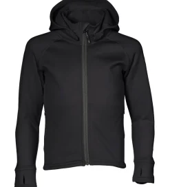 Børn ISBJÖRN OF SWEDEN Softshell>Isbjörn Of Sweden Softshelljakke m. Fleece - Panda - Sort