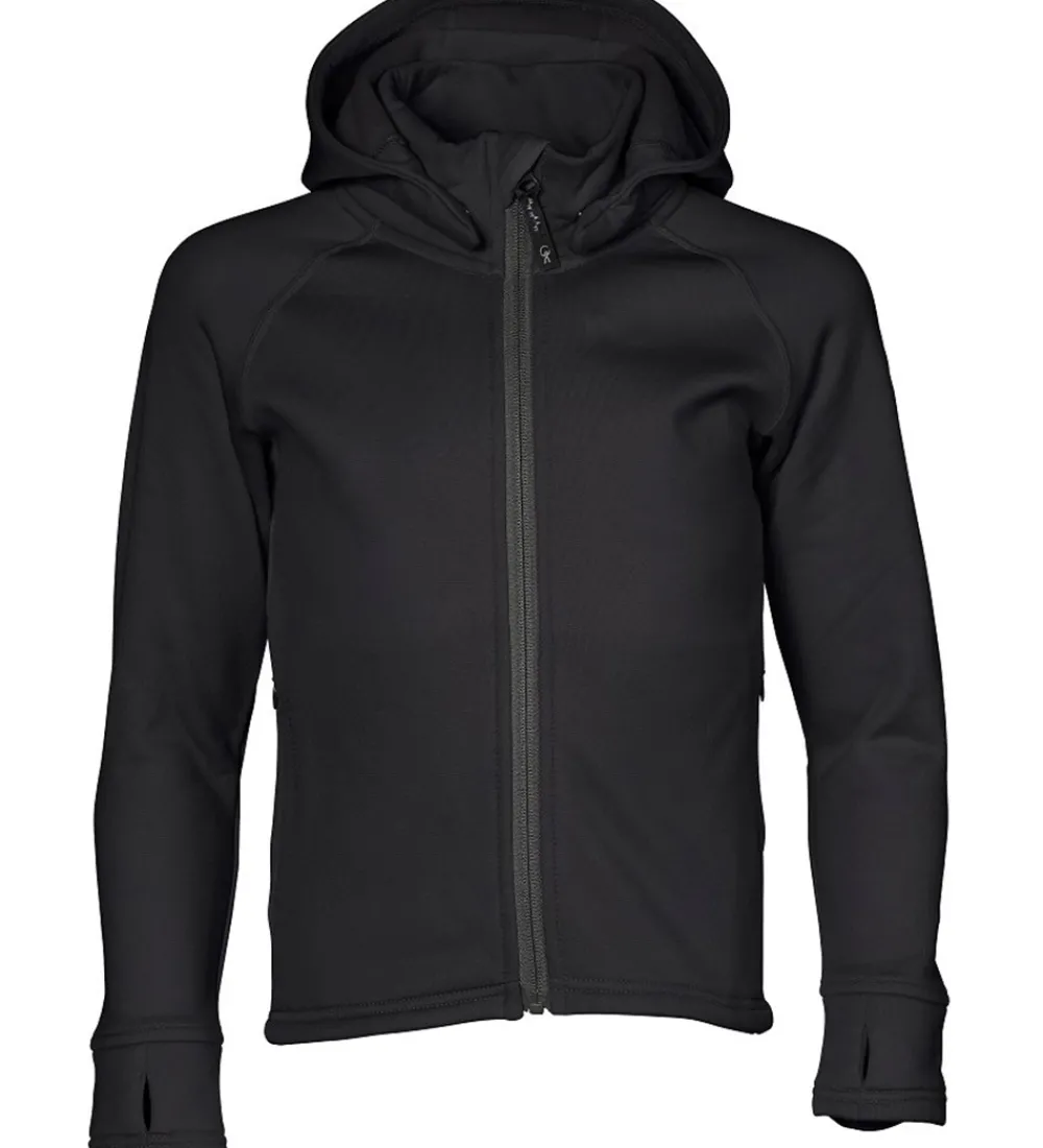 Børn ISBJÖRN OF SWEDEN Softshell>Isbjörn Of Sweden Softshelljakke m. Fleece - Panda - Sort