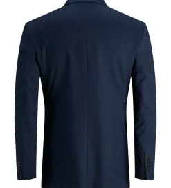 Børn Jack & Jones Konfirmationstøj|Jakkesæt Og Blazers|Blazer - Noos - JprSolar - Dark Navy