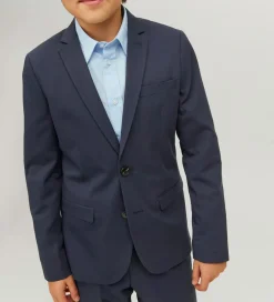 Børn Jack & Jones Konfirmationstøj|Jakkesæt Og Blazers|Blazer - Noos - JprSolar - Dark Navy