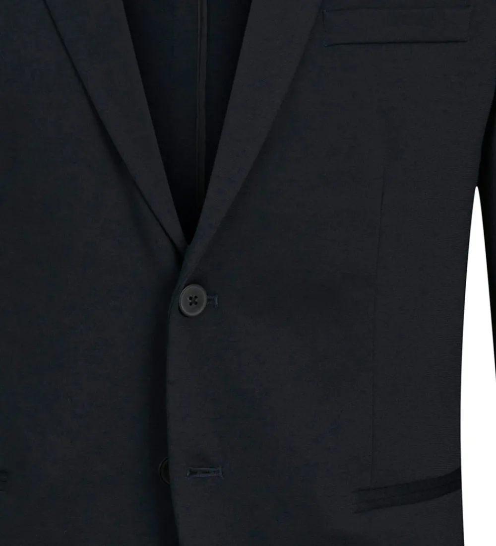 Børn Jack & Jones Konfirmationstøj|Jakkesæt Og Blazers|Blazer - Noos - JjeJaxon - Dark Navy