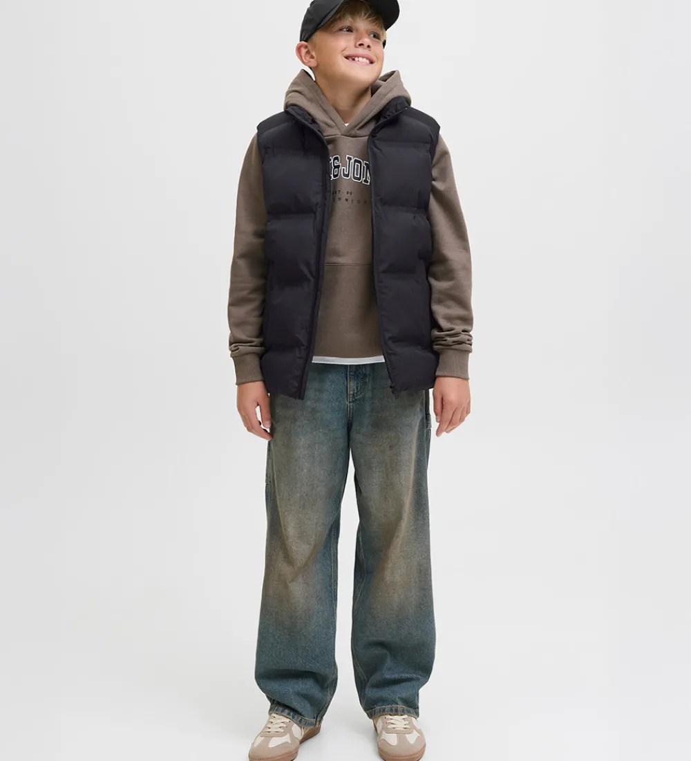 Børn Jack & Jones Dunveste Og Dyneveste|Dynevest - JjeSoho - Sort