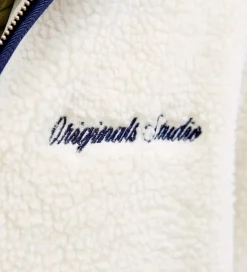 Børn Jack & Jones Fleece|Fleecejakke - Teddy - JorNorrebro - Cloud Dancer/Oc