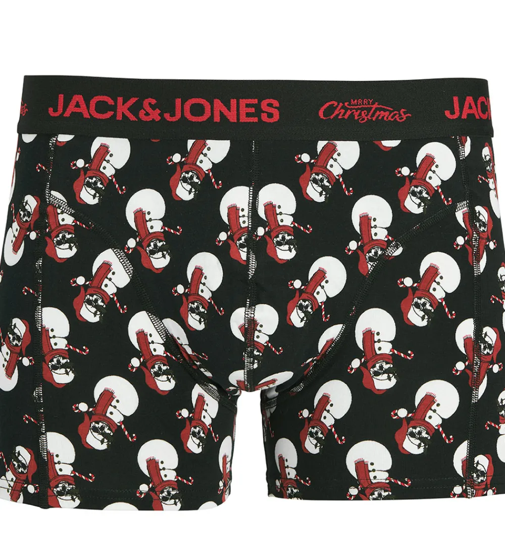 Børn Jack & Jones Undertøj|Gaveæske - Boxershorts/Strømper - Jacsnow - Black