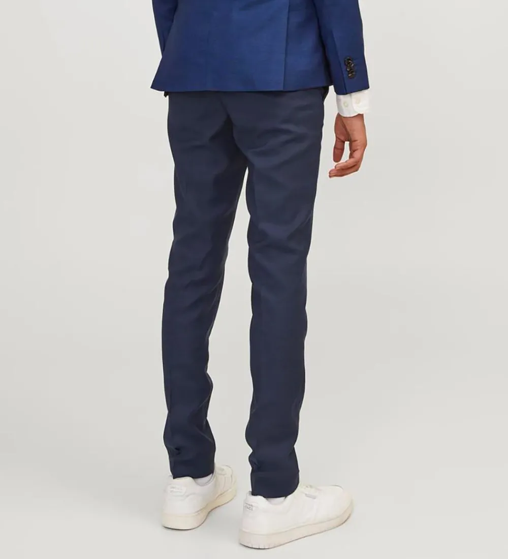 Børn Jack & Jones Jakkesæt Og Blazers>Habitbukser - JprSolaris - Noos - Dark Navy