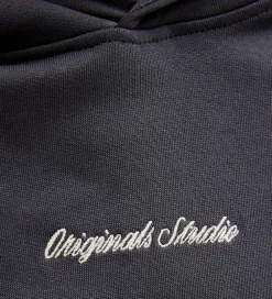 Børn Jack & Jones Hættetrøjer>Hættetrøje - Sweat - JorNorrebro - Asphalt