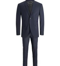 Børn Jack & Jones Konfirmationstøj|Jakkesæt Og Blazers>Jakkesæt - Noos - JprSolar - Dark Navy
