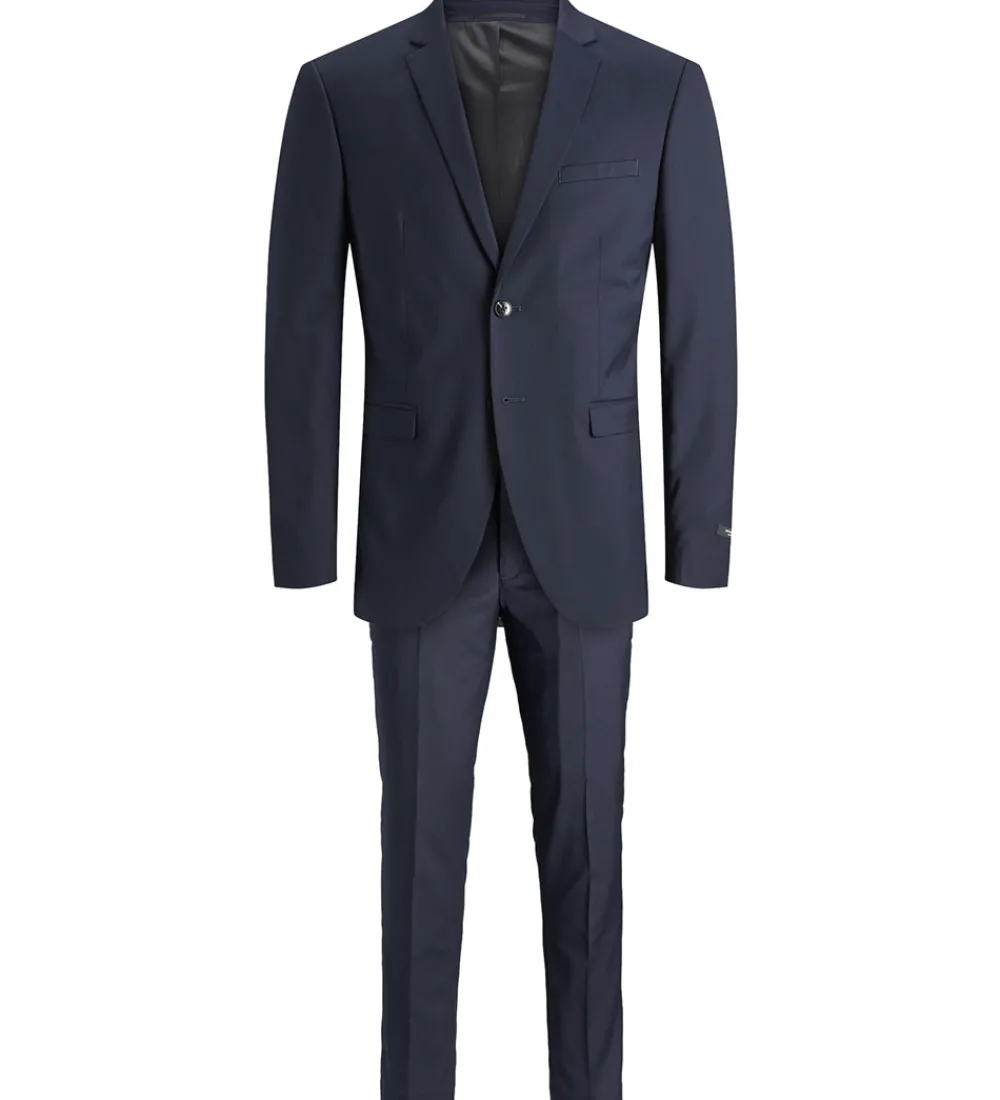 Børn Jack & Jones Konfirmationstøj|Jakkesæt Og Blazers>Jakkesæt - Noos - JprSolar - Dark Navy