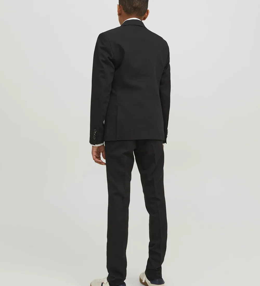 Børn Jack & Jones Konfirmationstøj|Jakkesæt Og Blazers>Jakkesæt - Noos - JprSolar - Sort