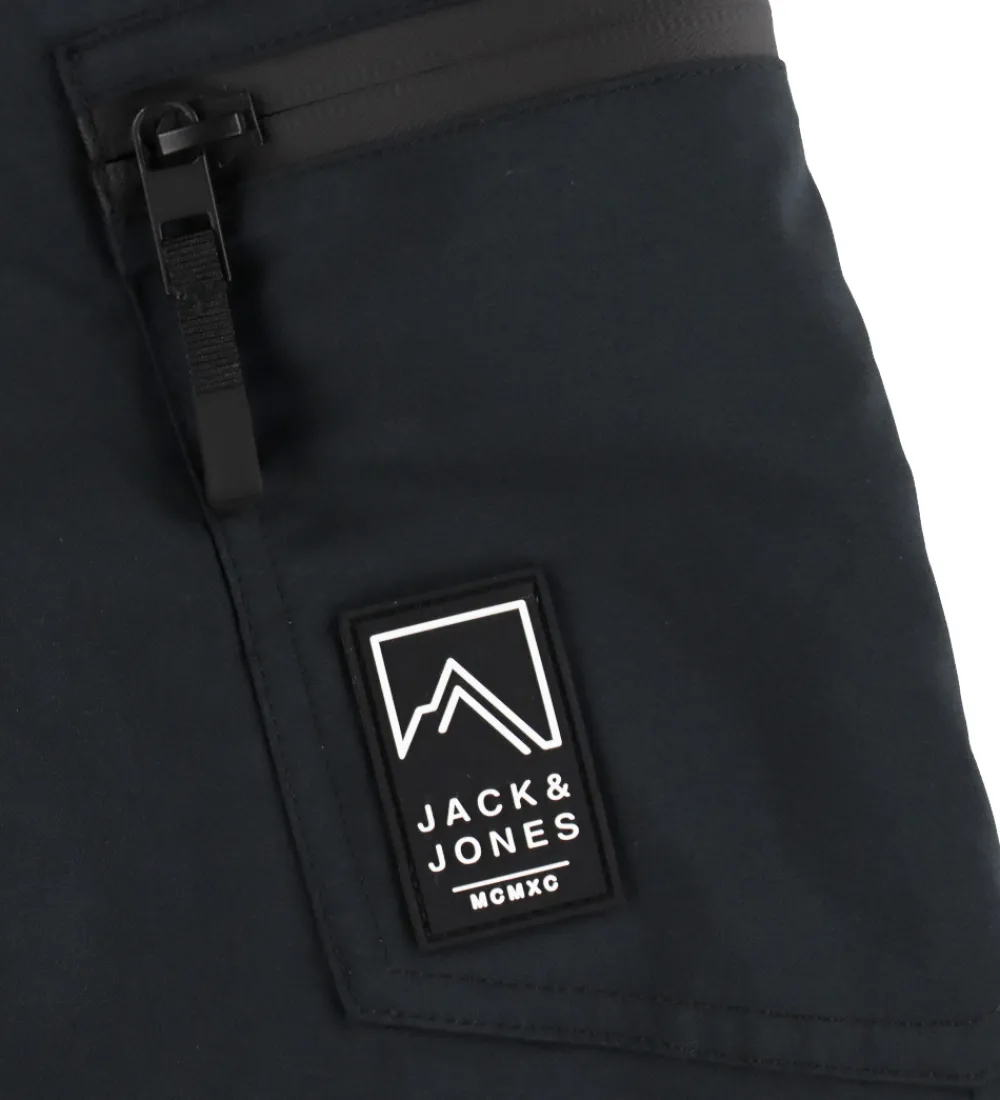 Børn Jack & Jones Skibukser|Skibukser>Skibukser - JjAlpes - Black Beauty/JJ Brandin