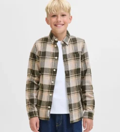 Børn Jack & Jones Skjorter|Skjorte - JprBlubrook - Peat m. Tern