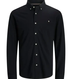 Børn Jack & Jones Skjorter>Skjorte - Piqué - JprBlublake - Black
