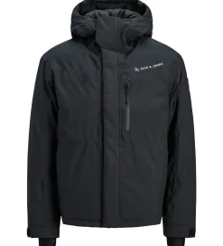 Børn Jack & Jones Vinterjakker|Vinterjakke - JjAlpes - Sort