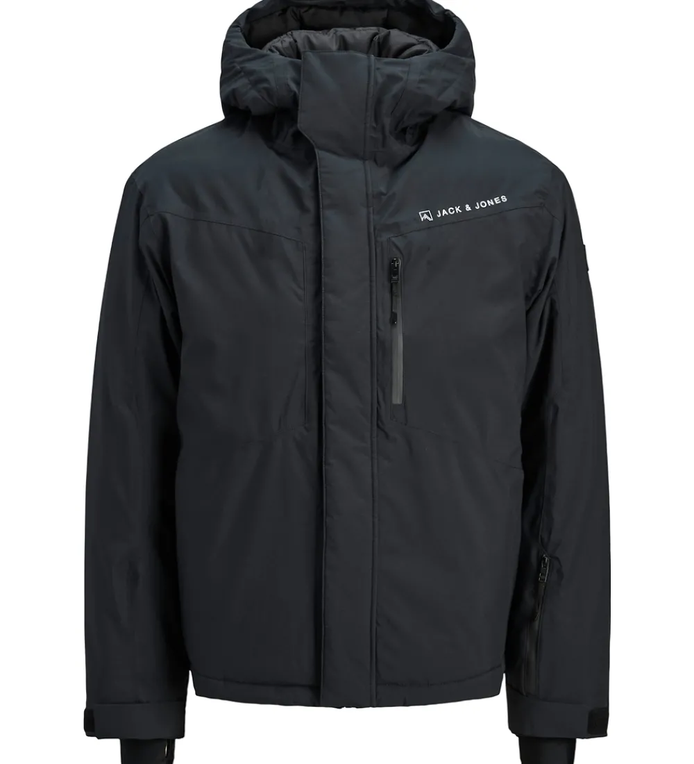 Børn Jack & Jones Vinterjakker|Vinterjakke - JjAlpes - Sort