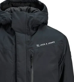 Børn Jack & Jones Vinterjakker|Vinterjakke - JjAlpes - Sort