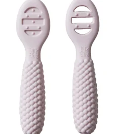 Børn Jack o Juno Børnebestik|Babyskeer|Babyskeer - Silikone - 2-pak - Bubble - Light Pink