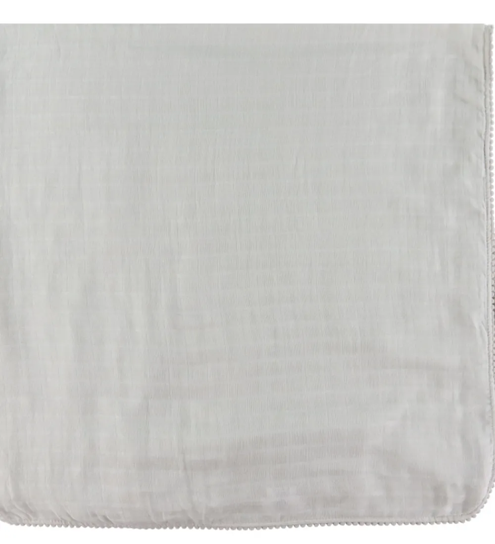 Jack o Juno Babysvøb>Babysvøb - 120x120 cm - 2-pak - Pom Pom - Pearl/Dust