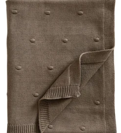 Børn Jack o Juno Tæpper|Børneværelset|Tæppe - 80x100 cm - Strik - Bubble - Coffee