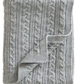 Børn Jack o Juno Tæpper|Børneværelset>Tæppe - 80x100 cm - Uld - Light Grey