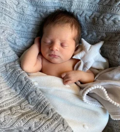 Børn Jack o Juno Tæpper|Børneværelset>Tæppe - 80x100 cm - Uld - Light Grey