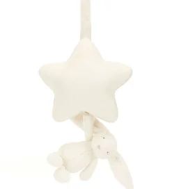 Jellycat Uroer|Musikuroer>Musikuro m. Stjerne - 30x20 cm - Bashful Cream Bunny Mu