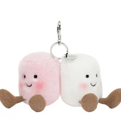 Jellycat Nøgleringe>Nøglering - Amuseable Pair of Marshmallows