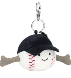 Jellycat Nøgleringe>Nøglering - 12x6 cm - Amuseables Sports Baseball