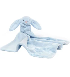 Jellycat Sutteklude Og Nusseklude>Nusseklud - 34x34 cm - Bashful Bunny - Baby Blue