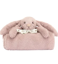 Jellycat Tæpper|Sutteklude Og Nusseklude>Tæppe - 70x56 cm - Bashful Luxe Bunny Rosa Blankie