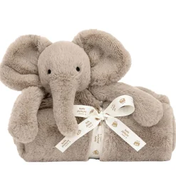Jellycat Tæpper|Sutteklude Og Nusseklude|Tæppe - 70x56 cm - Smudge Elephant Blankie