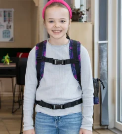 Jeva Skoletasker|Skoletaske - Square - Dark Rose